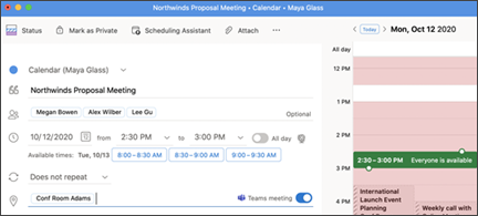 accept a meeting in outlook for mac